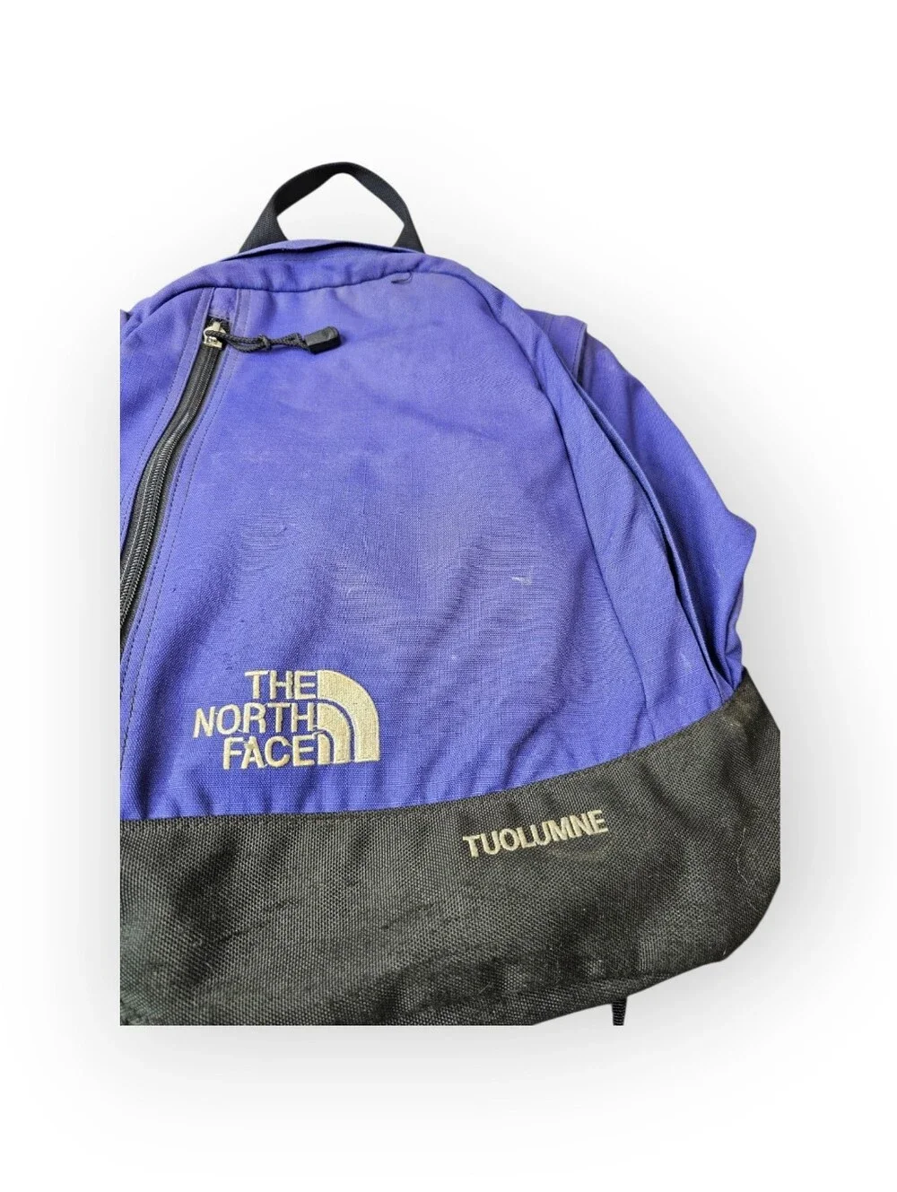 The North Face Tuolumne Backpack Purple Black Hiking Daypack Bookbag